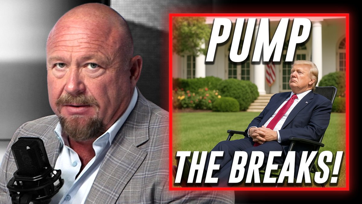 🚨EXCLUSIVE: Alex Jones Issues Emergency Health Message To Trump— TAKE CARE OF YOURSELF BEFORE IT'S TOO LATE!!! You MUST Pump The Breaks, Work Fewer Hours Each Day, & Rest More, Or We May Lose Our Champion President! Jones Predicts Trump Is Going To Have Some Type Of Collapse Within The Next 12 Months At The Current Trajectory If He Doesn't Take His Foot Off The Gas Pedal! Donald J. Trump