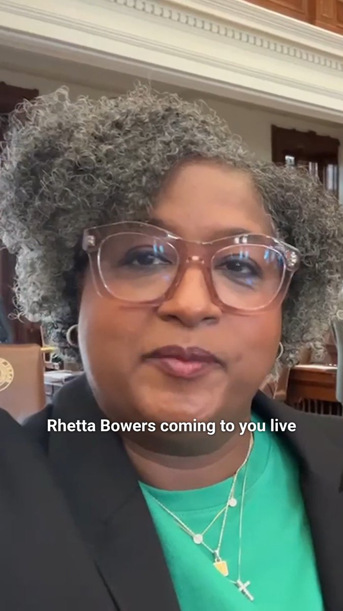 State Rep. Bowers For Texas has a message live from the Texas House floor.