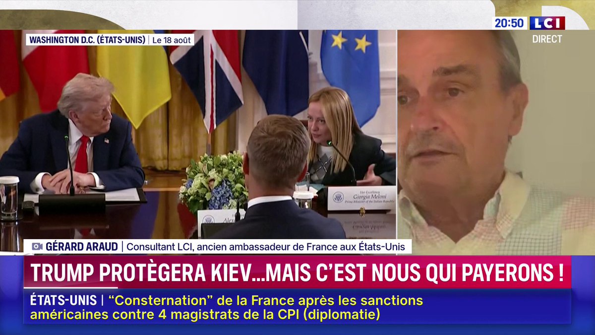 🗣️ "Aujourd'hui, les opinions publiques européennes ne veulent pas payer le prix de la puissance" indique Gérard Araud ▶️ Darius Rochebin