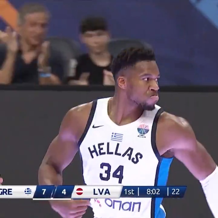 🇬🇷 Giannis erupts for 25 PTS &amp; 10 REB in his summer debut as Greece defeats Latvia in #EuroBasket preparation game! NBA | Milwaukee Bucks | HellenicBF