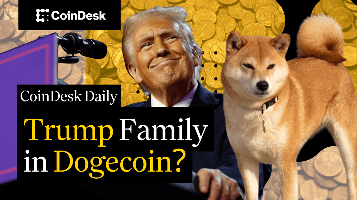 🗞️ BTC and ETH turn red ahead of Powell's Jackson Hole speech. 🗞️ The Trump family acquires a Dogecoin and Litecoin mining company. 🗞️ Crypto stocks fall, with MicroStrategy down 7.8% and ETH treasury firms seeing deep drawdowns. Jenn 3.0✨ hosts "CoinDesk Daily." Thank you to Midnight 👋 for being a sponsor of the CoinDesk Media Network.