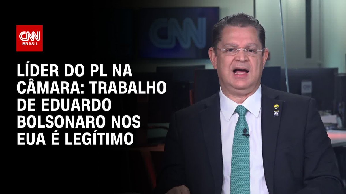Sóstenes: Trabalho de Eduardo nos EUA é legítimo; assista #CNNBrasil360
