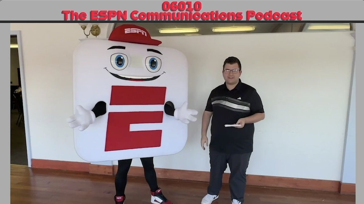 ESPN's first-ever mascot App-E joined the latest edition of '06010' the ESPN Communications podcast Alex Feuz 'chatted' with App-E about the excitement surrounding the launch of ESPN's direct-to-consumer service & enhanced app on Aug. 21 📺