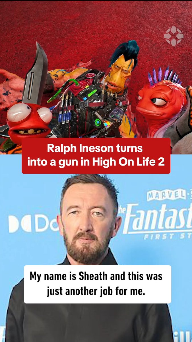 Galactus himself Ralph Ineson voices a hitman that you turn into a gun in High on Life 2! #gamescom2025