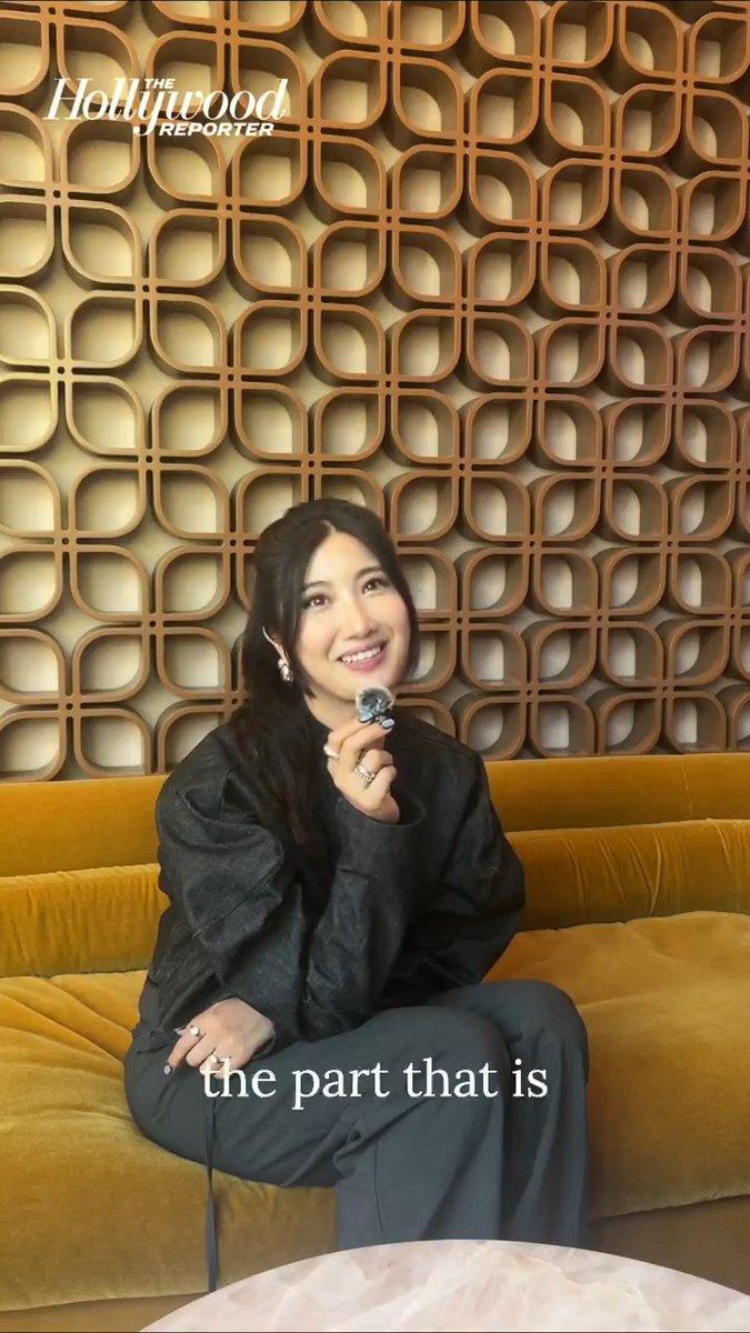 "Golden" singer and songwriter #Ejae shares her gratitude at seeing success for the songs she wrote for #KPopDemonHunters