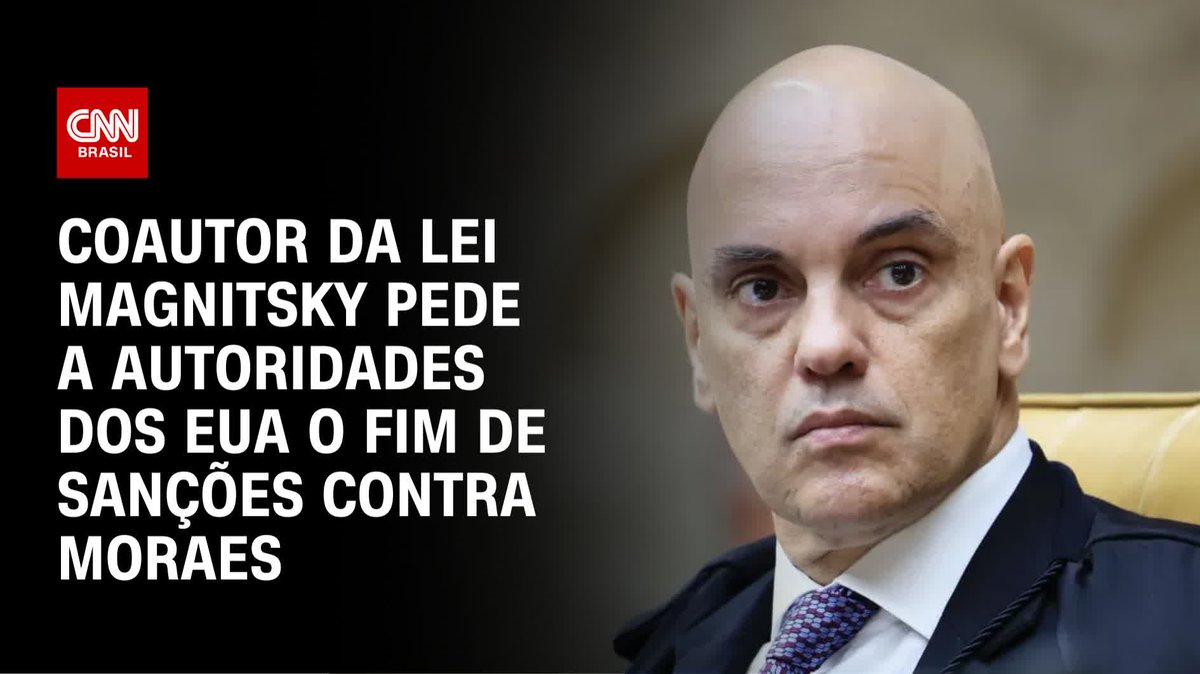 Coautor da Lei Magnitsky pede fim de sanções a Moraes; assista #CNNBrasil360