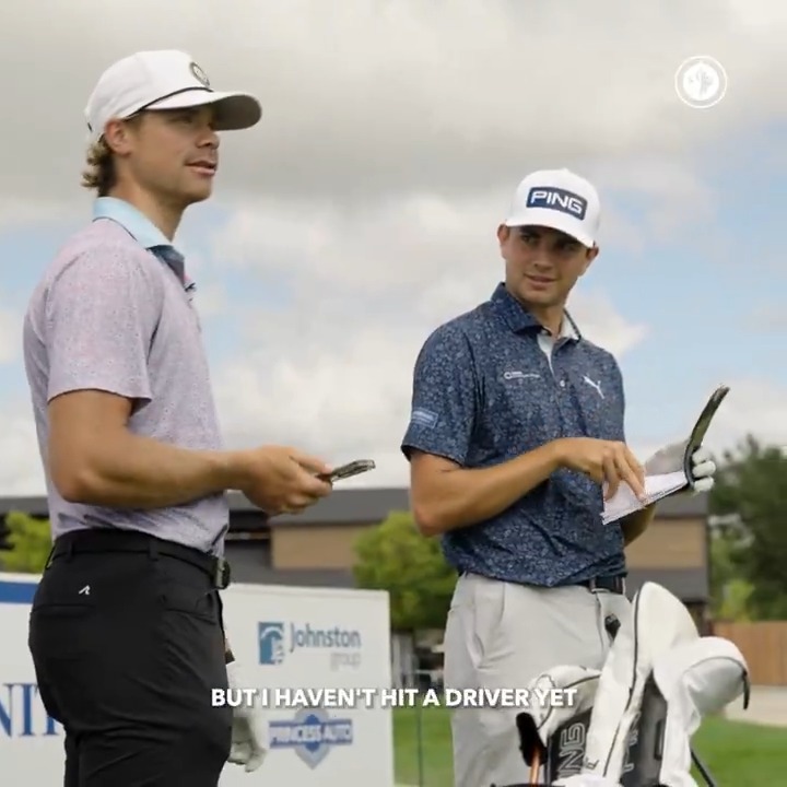 Step right up folks! See if you can outdrive the amazing golf... ball, uh, whacker guy ๐๏ธโโ๏ธ We mic'd up Coms during his practice round at the Manitoba Open!