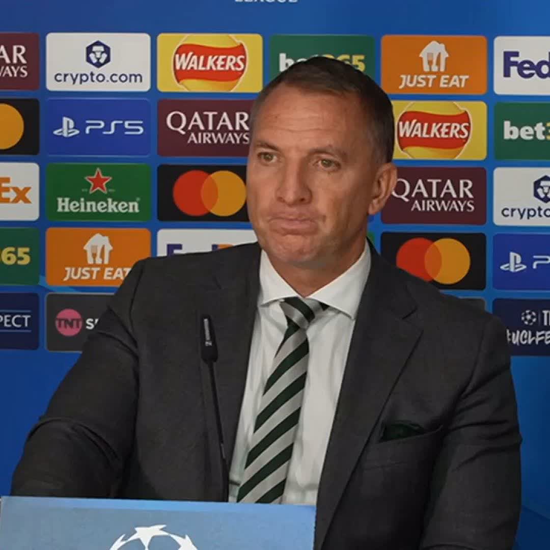 🗣️ "Sack the board normally means sack the manager." 🗣️ "We need to improve the squad... supporters see that." 🗣️ "For whatever reason, we have not been able to." An honest Brendan Rodgers on fan frustration after Celtic's 0-0 draw at home to Kairat and on summer transfers ⤵️