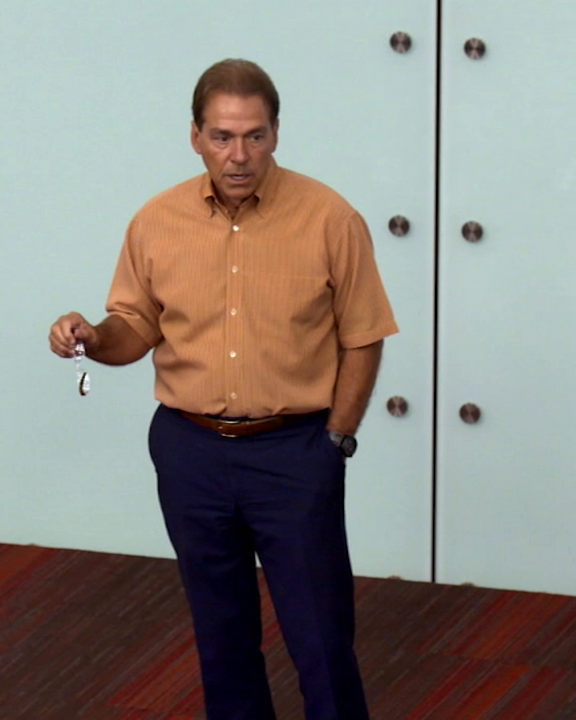 "What does it take to break you?" This Nick Saban speech on mental toughness 💯