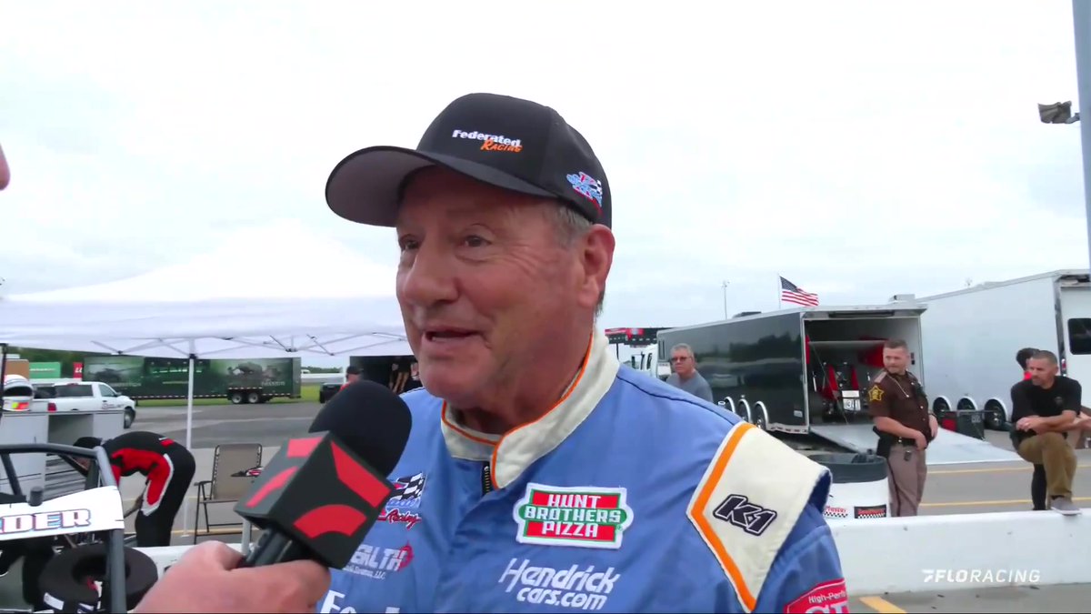 🎙️ Hear from the legendary Ken Schrader after qualifying 4th tonight with the All-Star Pavement Midgets at Lucas Oil Indianapolis Raceway Park!