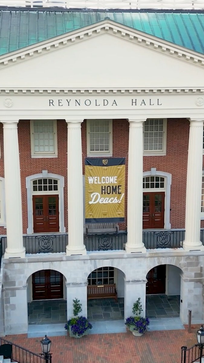 Your Wake Forest story starts here. Welcome home, #WFU29! 🎩
