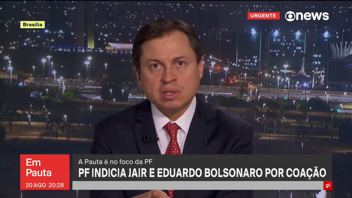 “Está se criando um ambiente extremamente reativo à família Bolsonaro. O que essas investigações mostram é o seguinte: vale tudo para salvar a pele dos Bolsonaro, especialmente do ex-presidente Jair Bolsonaro. (...) Existe um esgotamento com o que Jair Bolsonaro e Eduardo Bolsonaro estão fazendo com o Brasil, e o próprio centrão tem essa percepção, porque começa a destruir a economia como um todo”, diz Gerson Camarotti sobre o impacto no Congresso do indiciamento de Jair e Eduardo Bolsonaro por coação e abolição violenta do Estado Democrático de Direito. ➡ Assista ao #EmPauta: #GloboNews