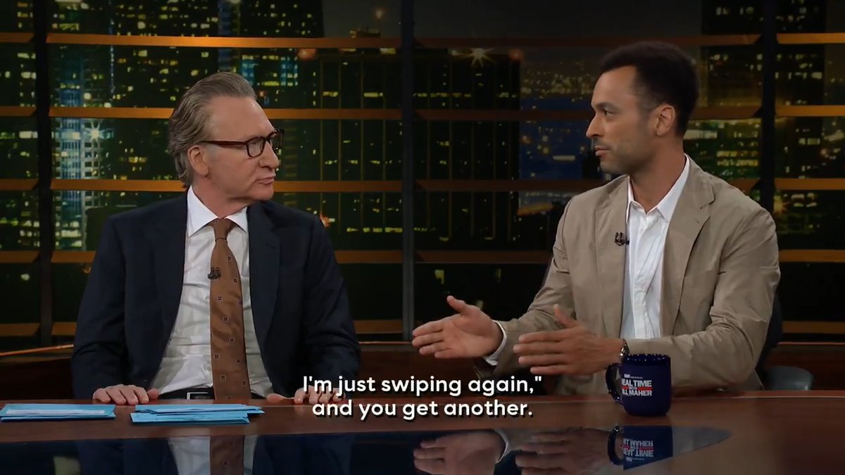 Gen Z'ers are ditching their dating apps in droves - is that a healthy move or a depressing trend? Watch @BillMaher, Thomas Chatterton Williams, Molly Jong-Fast and Walter Kirn on #RTOvertime:
