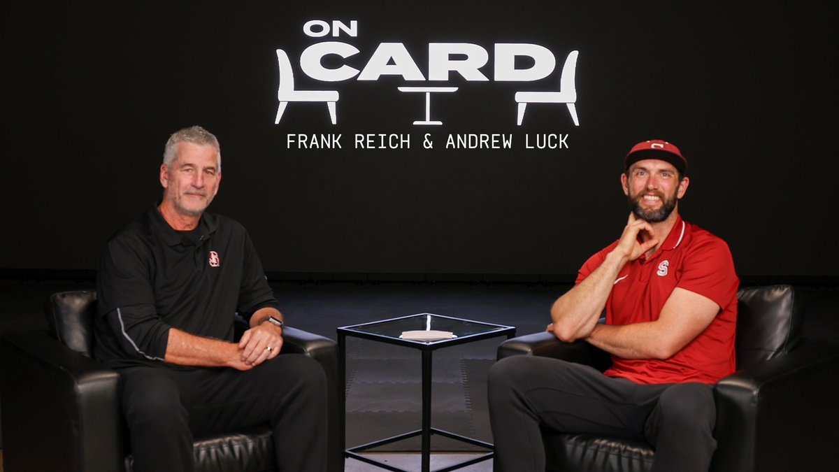 Once player & coach in the NFL, now reunited as GM and coach at Stanford. Frank Reich & Andrew Luck on On Card ⤵️