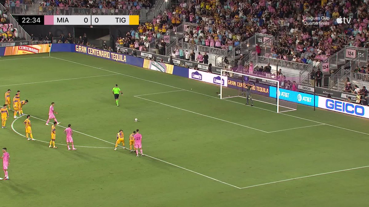 Las payasadas 🤡 de Nahuel.I.Guzman ni cosquillas 🤗 le provocaron al #Pistolero #LuisSuarez Inter Miami CF 1 Club Tigres 🐯 0 🎥 Cortesía Leagues Cup