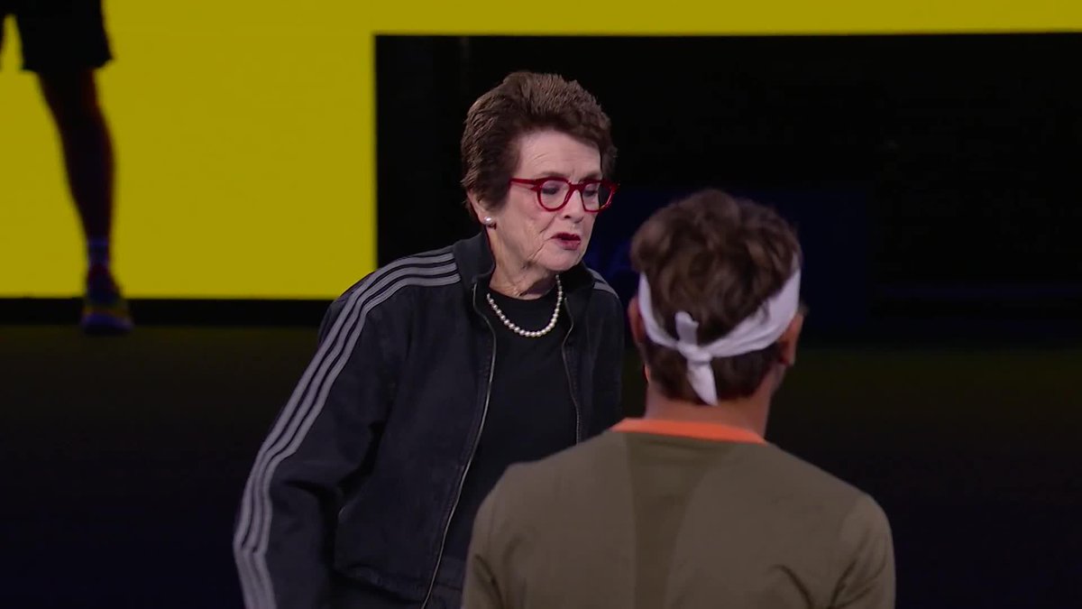 A final calls for a legend! Welcome back, Billie Jean King!