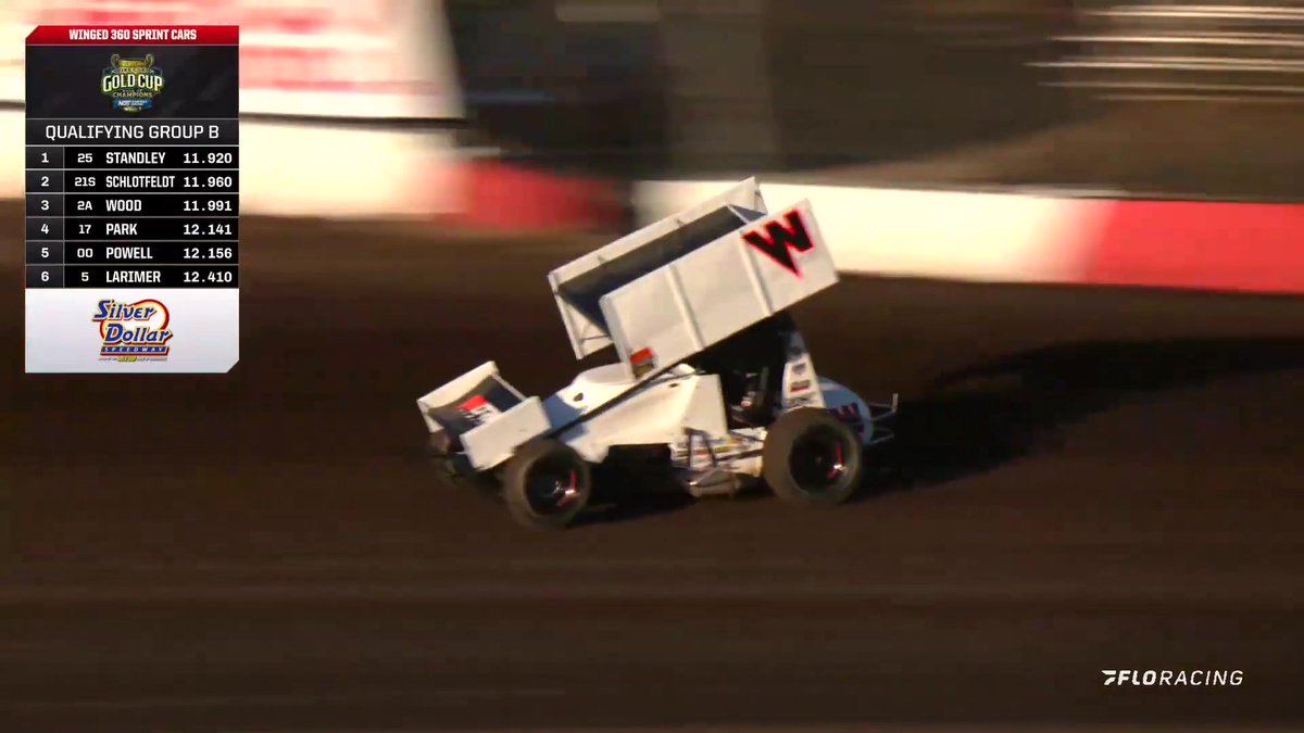 ⏰ Spencer Bayston carries his West Coast speed into Silver Dollar Speedway, topping the charts in 360 Qualifying! #GoldCup71
