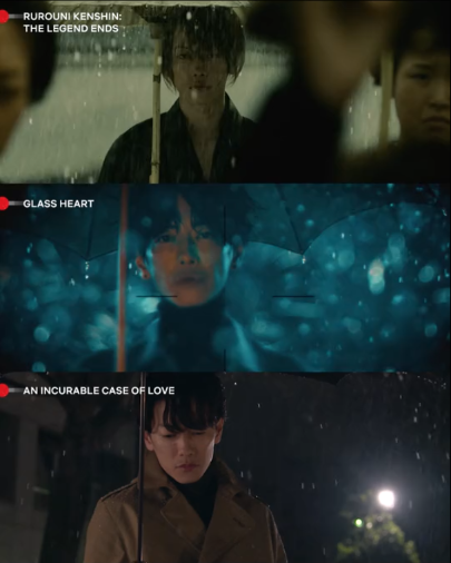 oh, to get caught in the rain with him ☔ #RurouniKenshin #GlassHeart #AnIncurableCaseOfLove #TakeruSatoh #佐藤健