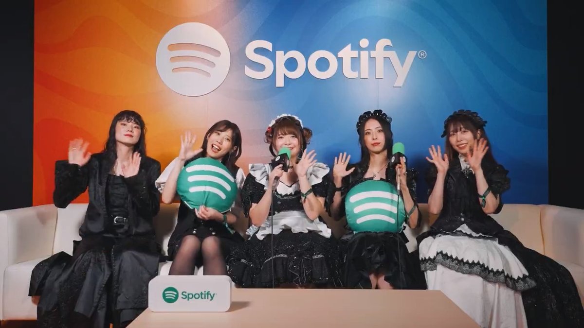 Spotify × SUMMER SONIC 2025 アーティストインタビュー⚡ 🎙＜BAND-MAID＞ メイド服 × カッコイイで会場を虜にした5人が おすすめする楽曲は...✨ 🎧 フォロー&amp;RPで【サイン入りチェキ】を 1名様にプレゼント🎁 ⌛応募は9/2(火)まで！ BAND-MAID #bandmaid SUMMER SONIC #サマソニ