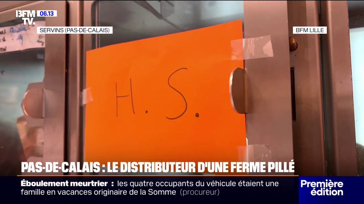 🔴🇫🇷 ALERTE VIDÉO | Dans une installation mettant en libre accès des produits d’agriculteurs, trois individus ont tout saccagé : 200 € de denrées volées, 6 600 € de dégâts matériels. Le pillage et la destruction ont remplacé le partage et l'entraide.