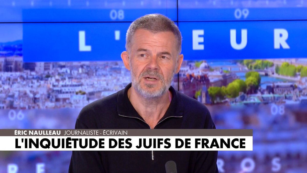 Le journaliste Eric Naulleau assure que «les Juifs n'ont plus peur du Rassemblement national, ils votent pour eux», en revenant sur l'insécurité qui touche la population juive en France #HDProsETE