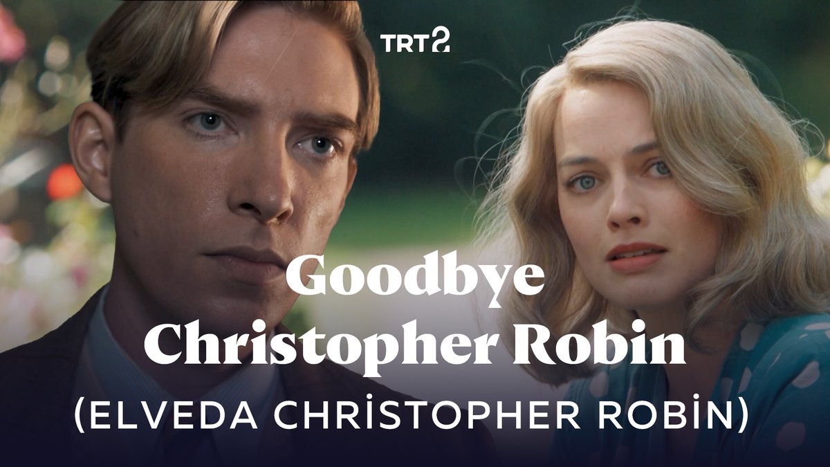 Londra’dan İngiliz kırsalına taşınan yazar A.A. Milne, oğlu Christopher Robin’in oyuncaklarından ilhamla Winnie the Pooh hikâyelerini kaleme alır... “Goodbye Christopher Robin” (Elveda Christopher Robin), ünlü yazarın oğlunun doğum gününde, bu akşam 21.30’da TRT 2’de.