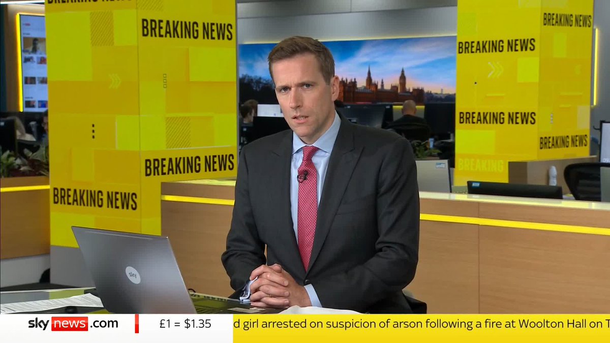 BREAKING: A total of 32,059 asylum seekers were being housed temporarily in UK hotels at the end of Labour's first year in government, Home Office data shows 📺 Sky 501, Virgin 602, Freeview 233 and YouTube