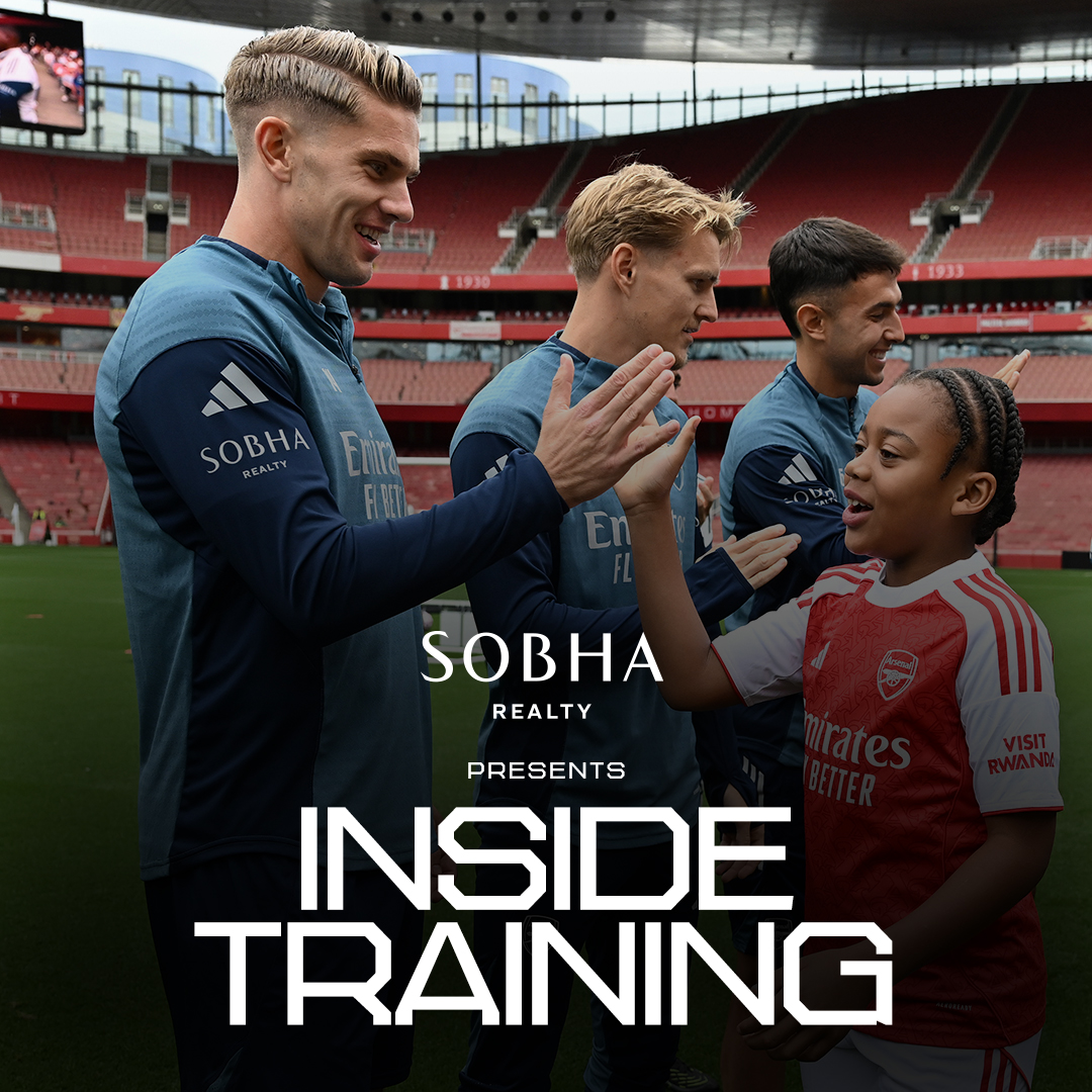 Inside Training with a twist 🔀 Watch a special session with our young supporters at Emirates Stadium 🏡