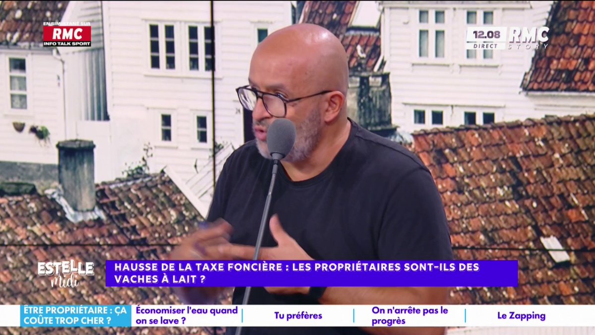🏠 Hausse de la taxe foncière : les propriétaires sont-ils des vaches à lait ? 🎙️ Benjamin Amar : "L'évolution de la taxe foncière, en 5 ans c'est +20%, en 10 ans c'est +33% ! C'est un délire absolu ! Je paie à peu près 2 400€ de taxe foncière à l'année..." #EstelleMidi