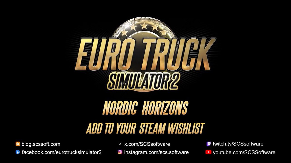 Did you catch our exclusive Nordic Horizons DLC trailer during the Redaktion GameStar Find Your Next Game show? 🤩 We can’t wait for you to explore the enchanting roads of Northern Europe in Euro Truck Simulator 2 🚛🏔️ Wishlist it today on Steam: