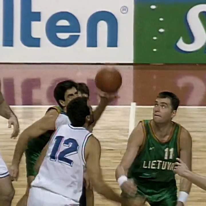 Where were you watching this #EuroBasket classic? 🎬 Click &amp; re-live the iconic battle between Yugoslavia &amp; Lithuania in the 1995 Final through the eyes of 🇷🇸 Aleksandar Djordjevic and 🇱🇹 Sarunas Marciulionis!