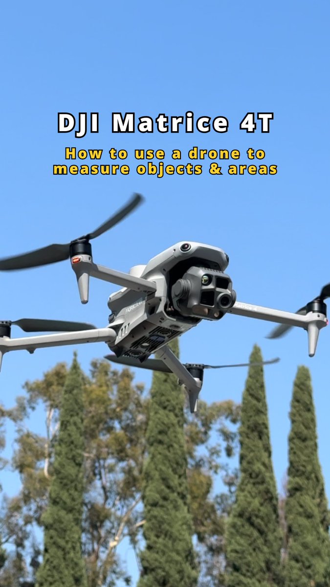 Drones aren’t just for flying, they’re transforming how we measure. Draw around an object or area, see the numbers, and get results in seconds. Optimized workflows. Reliable data. A new standard in surveying. #djimatrice4t#surveying