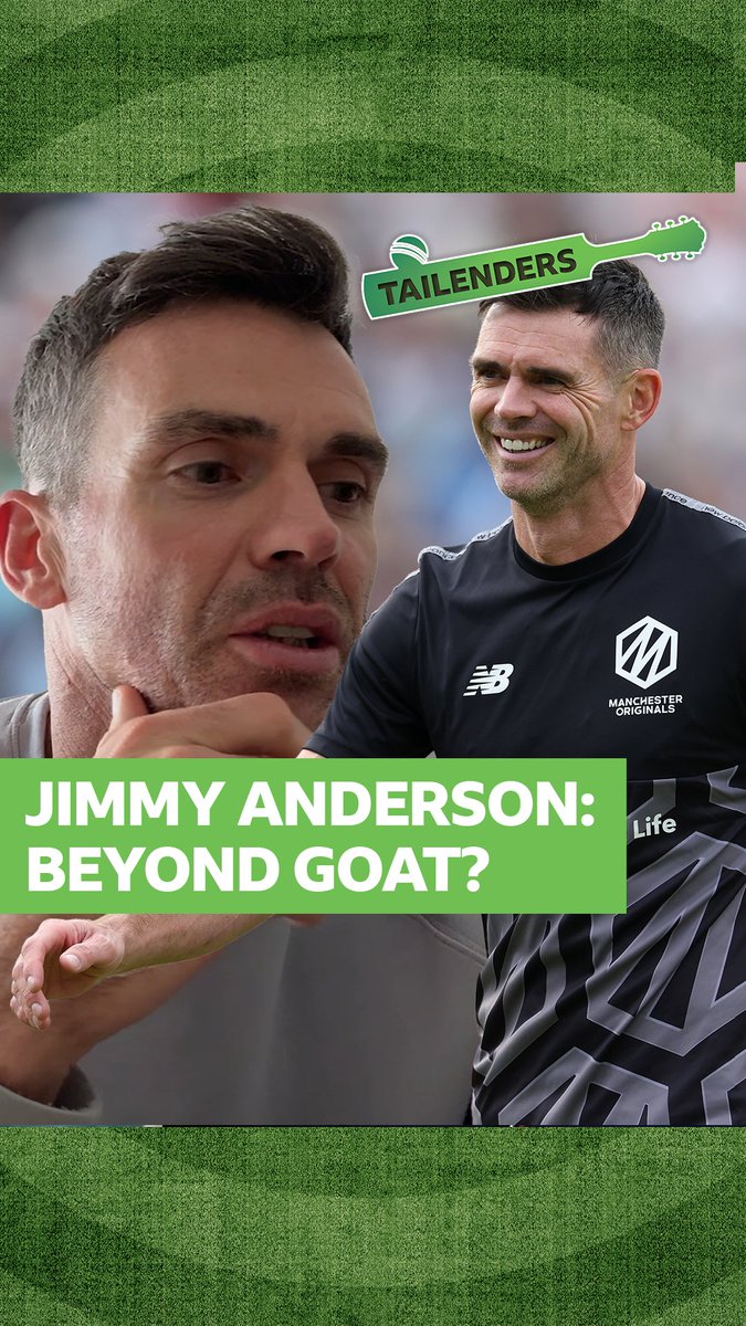 Has Jimmy Anderson ascended above GOAT status? 🐐 #bbccricket #tailendersoftheworlduniteandtakeover