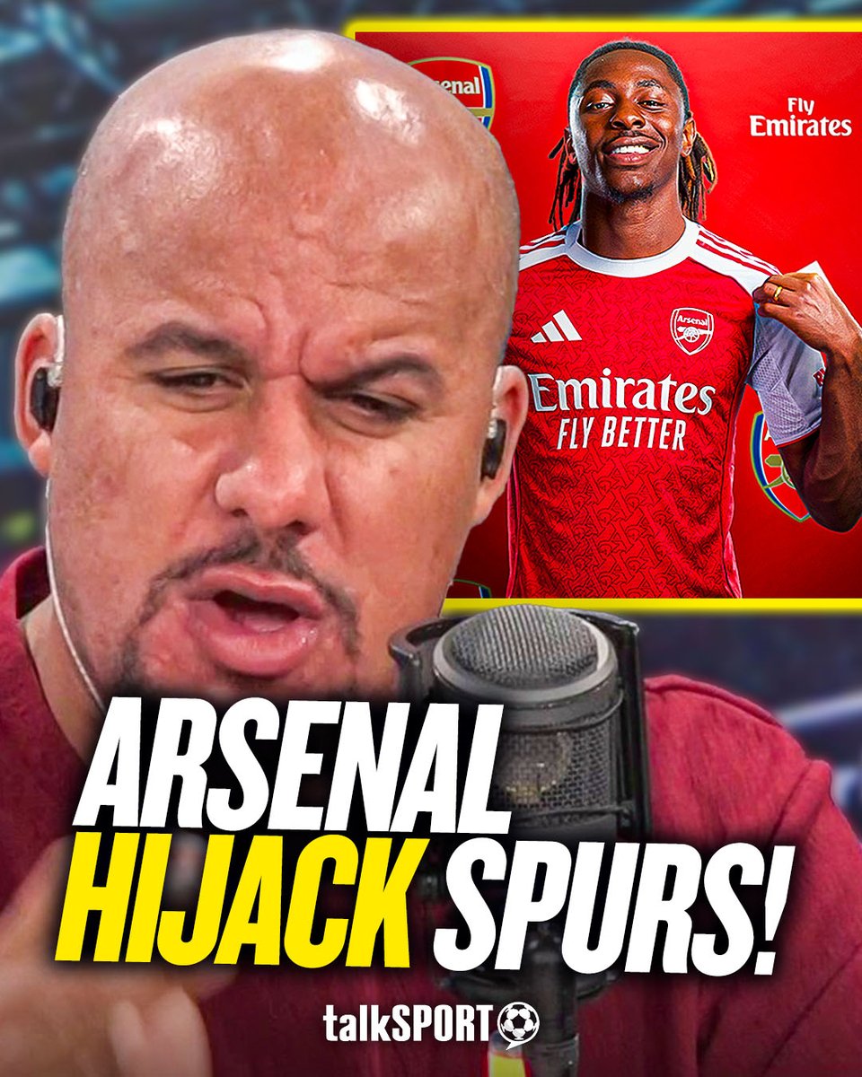 Gabriel Agbonlahor on Eze: “I’m seeing Mbeumo & Cunha get these moves, he’s better than all of them. For me, it’s going to be an outstanding signing for Arsenal & I believe this wins Arsenal the Premier League.” 👀 🎥 talkSPORT