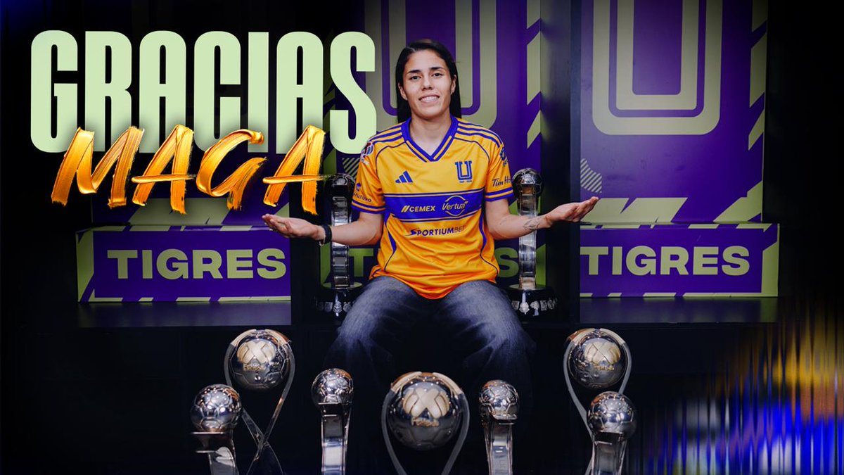 Tu magia y Perfil Tigre hicieron historia con las Amazonas. Hoy, te despides siendo la Máxima Goleadora en Liguillas, Finales, Clásico Regio y de Tigres Femenil. Mucho éxito en tu próxima etapa, Jacquie. 💛