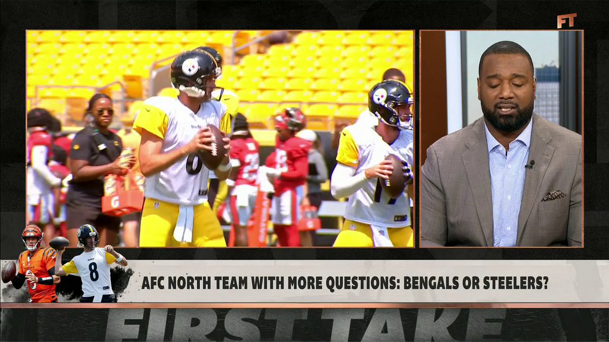 "I don't believe in [Aaron Rodgers]." Chris Canty is more worried about the Steelers than the Bengals ✍️