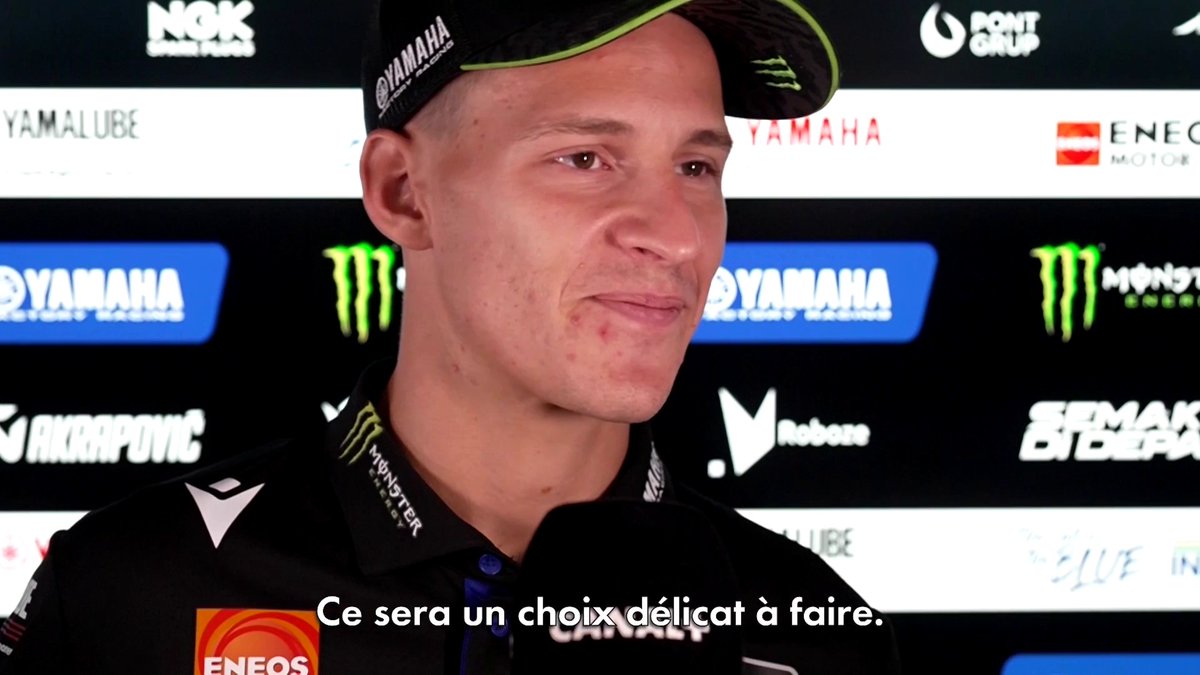 🎙️ "Je leur ai donné une dernière chance parce que j'y croyais. Mais si le projet ne marche pas pour l'année prochaine, ce sera le moment de faire un choix." Les mots forts de Fabio Quartararo sur la situation actuelle chez Yamaha 💥 #HungarianGP | #MotoGP