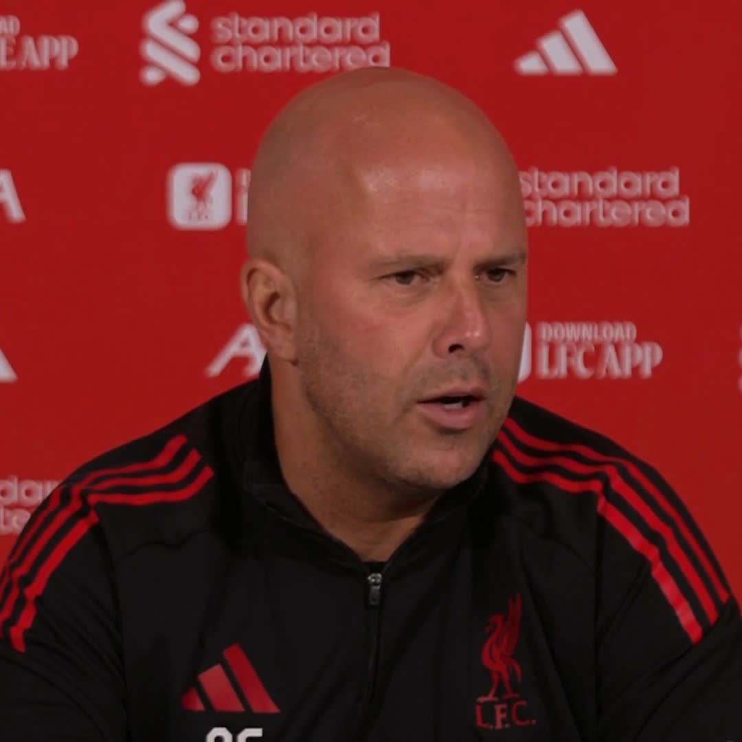 "Very, very happy with the squad, two per position is ideal" Arne Slot says Liverpool will look to strengthen in the remaining days of the transfer window if if fits their criteria 🔴