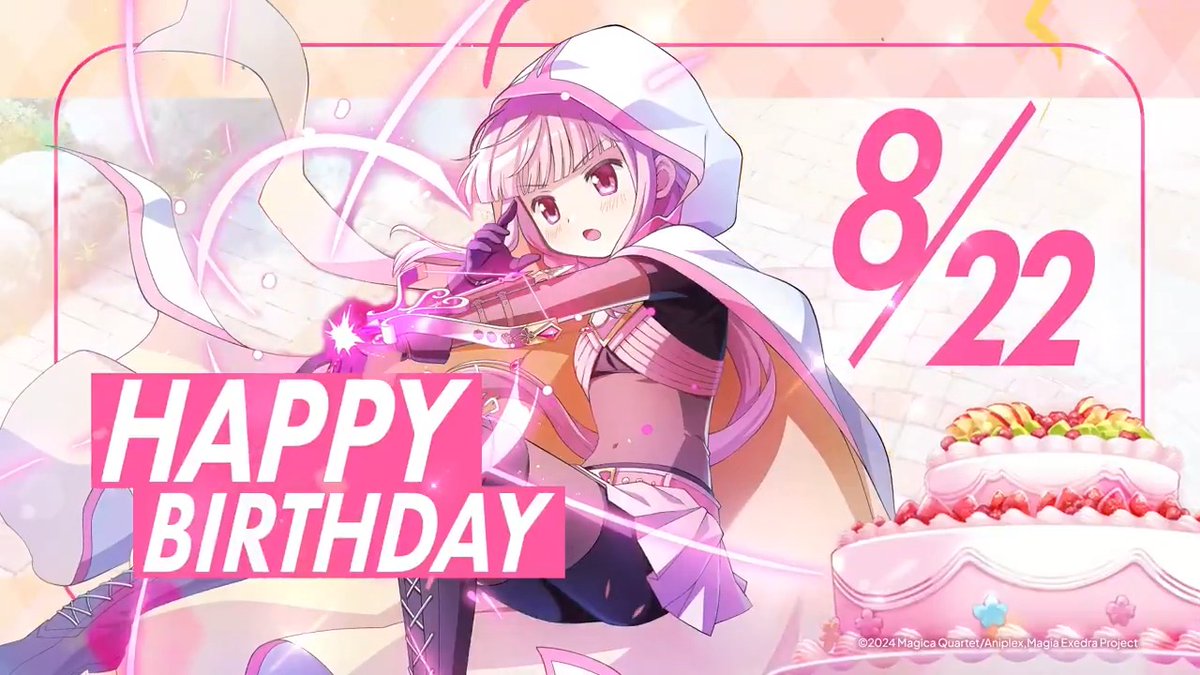 ✦•┈┈┈┈┈┈•✶• ┈┈┈┈┈┈•✦ 🎂HAPPY BIRTHDAY🎂 ✦•┈┈┈┈┈┈•✶• ┈┈┈┈┈┈•✦ 本日8月22日は「環いろは」のお誕生日です✨ #まどドラ #環いろは誕生日