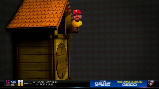 Trea Turner = digital stopwatch Kyle Schwarber = cuckoo clock Cristopher Sánchez = flip clock Mark DeRosa turned the Philadelphia Phillies into clocks after John Kruk's tangent! 🕰️