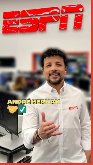 ESPN anuncia a contratação do jornalista André Hernan. 🎥 ESPN Brasil