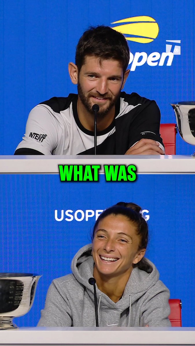 Sara Errani explains why she hit an underarm serve on championship point 😵‍💫 We can't help but applaud her boldness 👏 😹 #usopen