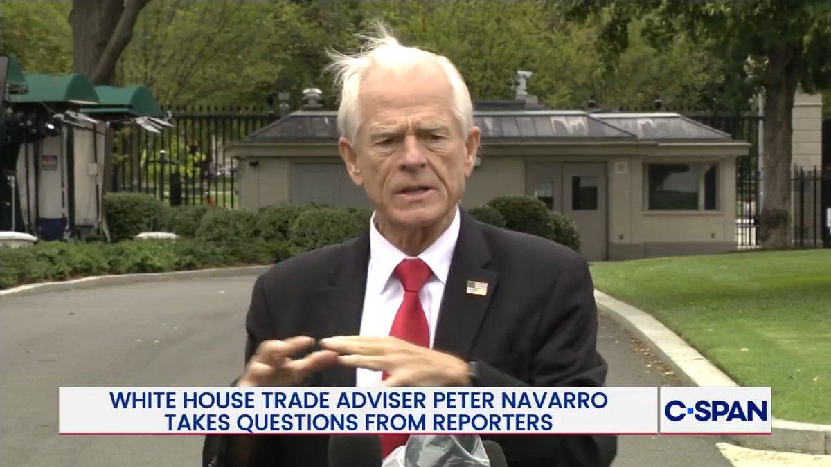 Peter Navarro: Jerome Powell is a Republican but he's so anti-Trump it's unsettling...if you look at the arc of Powell's decisions everything he's done since he got appointed has been against Trump🤡