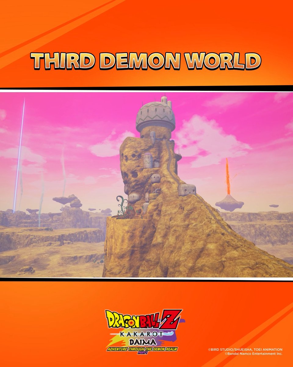 Explore the stunning landscapes of the Third Demon World in DRAGON BALL Z: KAKAROT | DAIMA – Adventure Through The Demon Realm Part 1! #DBZK