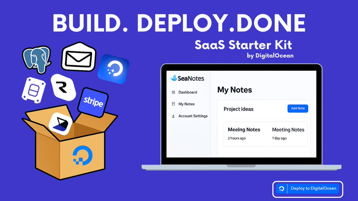 Helping #developers sea results fast. 😉🌊⚡️ SeaNotes SaaS Starter Kit, the first kit in our SeaStack series, is an open source #GitHub repo that gives developers a simple, production-ready foundation to build real #SaaS apps. 🔗