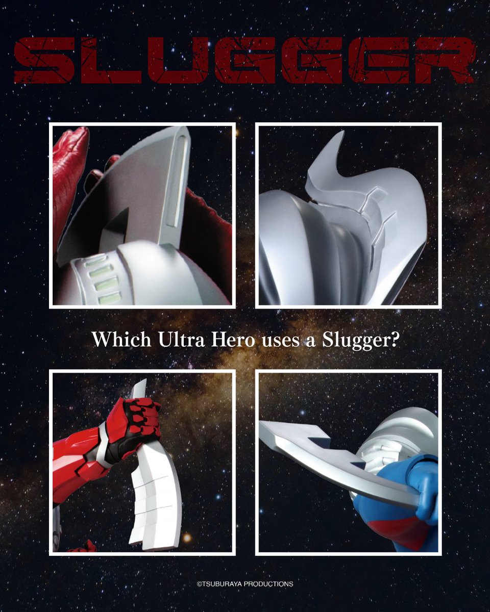 Aside from Ultraman Omega, can you name these Ultra Heroes that use a slugger? ✨