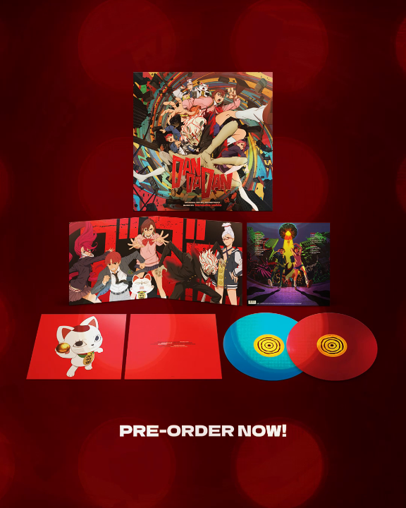 The DAN DA DAN (Original Series Soundtrack) by composer kensuke ushio is finally landing on vinyl, a mind-bending sonic trip through high school, ESP battles, and otherworldly chaos. 🛸 This Crunchyroll Exclusive double LP is a must-have!🔥🎶 GET: