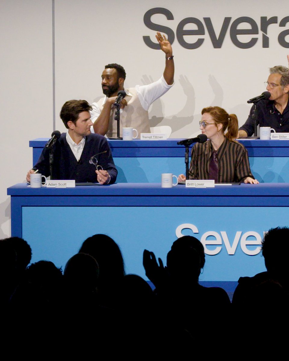 Reunited and it feels so good. The cast and creators sit down for a special episode of The #Severance Podcast, complete with a Tournament of Fripperies. Full episode available to watch on YouTube and listen to via Apple Podcasts: