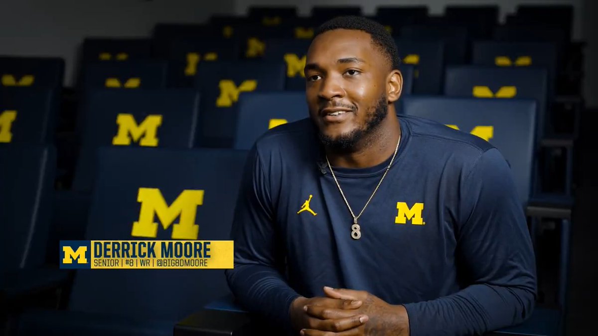 Motivated to work hard and be a champion. #GoBlue | #WhatChampionsKnow | Derrick Moore🎱