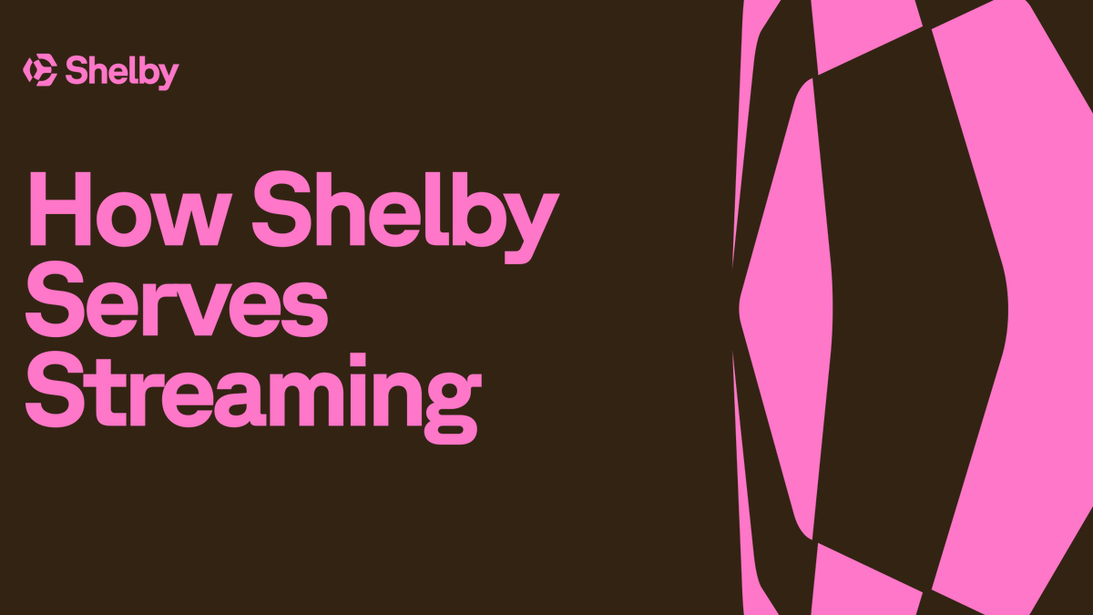 Hardware. Data access. Applications. Shelby’s three-layer stack makes streaming fast, scalable, and creator-owned. Andrew Hariri explains the stack and demos how creators can use it.